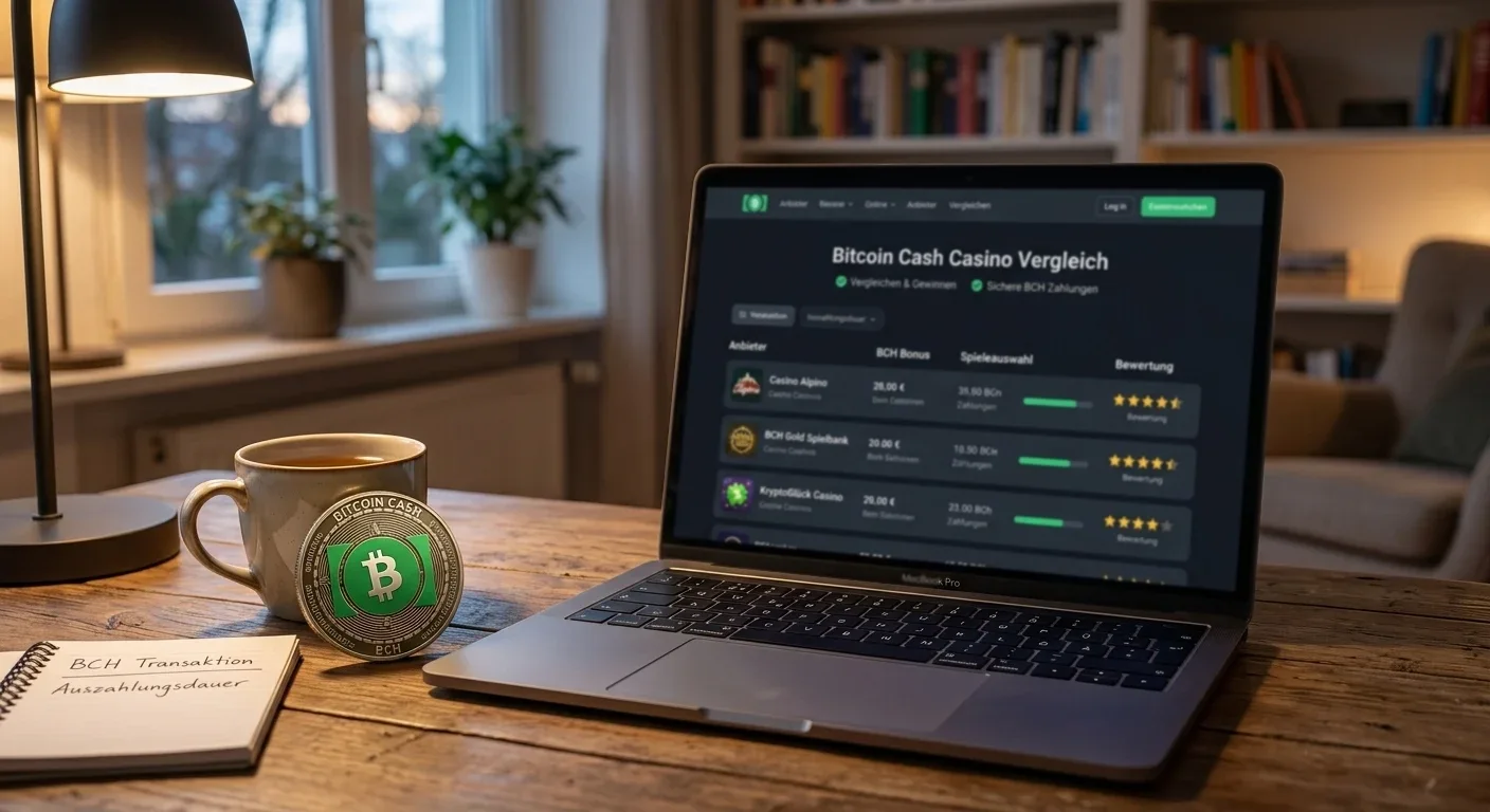 Bitcoin Cash Casino Vergleich 2026: BCH-Anbieter im Test