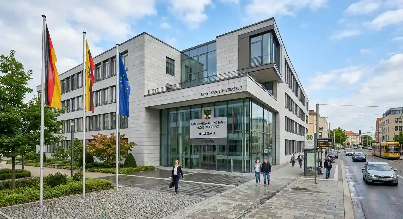 Behördengebäude der GGL in Halle an der Saale