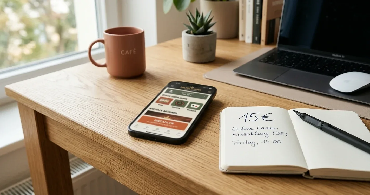 Online Casino mit 15 Euro Mindesteinzahlung 2026