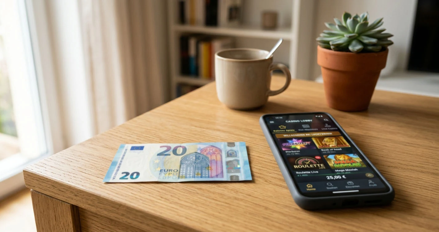 Online Casino mit 20 € Mindesteinzahlung 2026