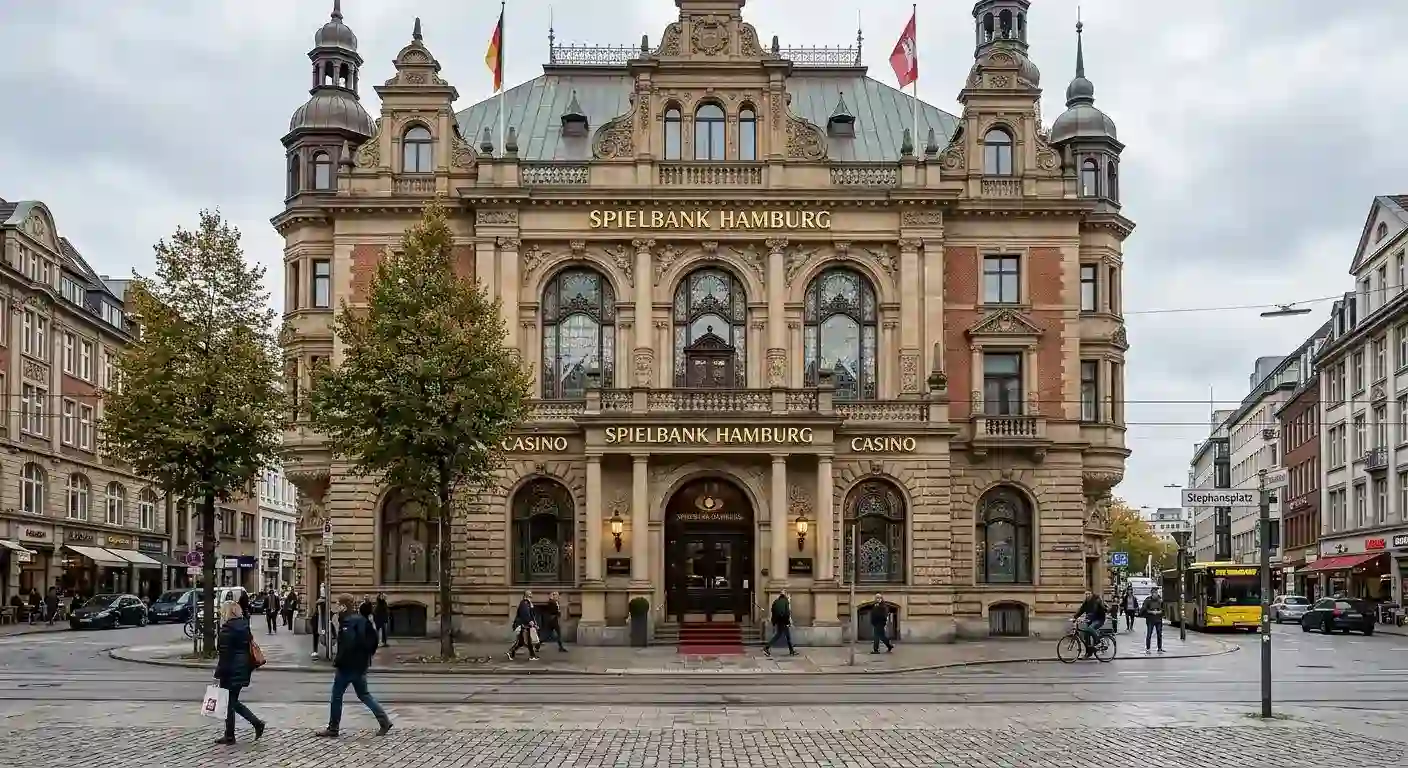 Staatliche Spielbank Hamburg Gebäude Außenansicht